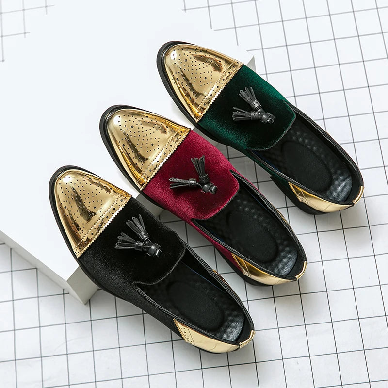 Suede Leather Penny Loafers