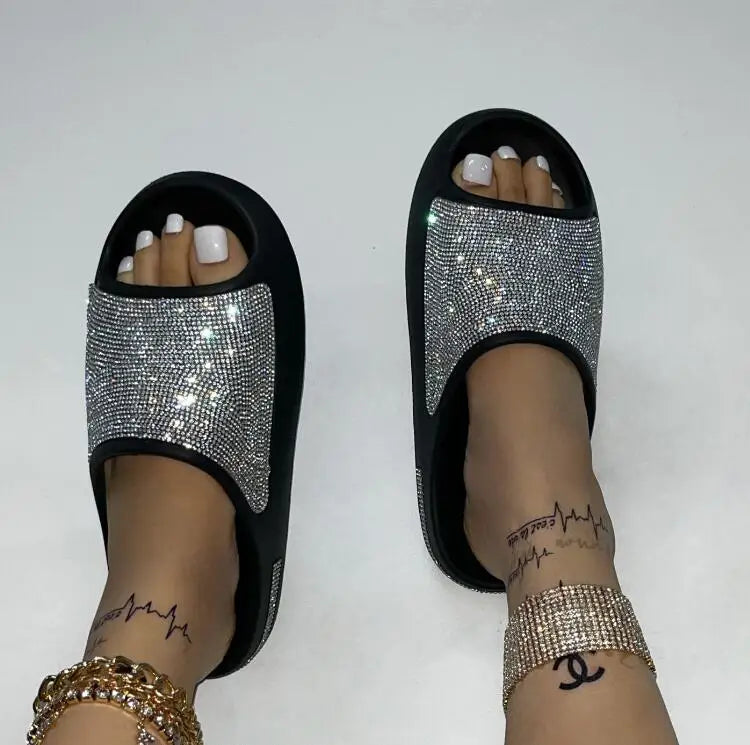 women's thick bottom slippers