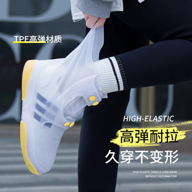 Durable TPE Shoe Covers Unisex Waterproof