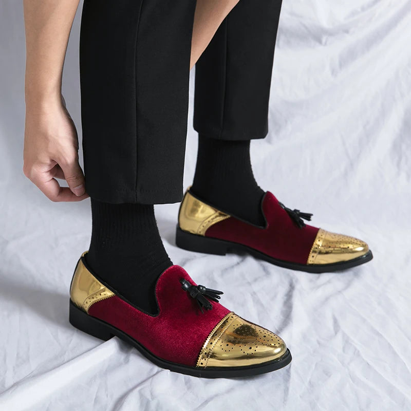 Suede Leather Penny Loafers