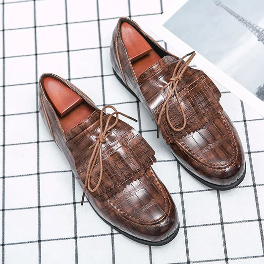 Fashion Walking Leather Shoes
