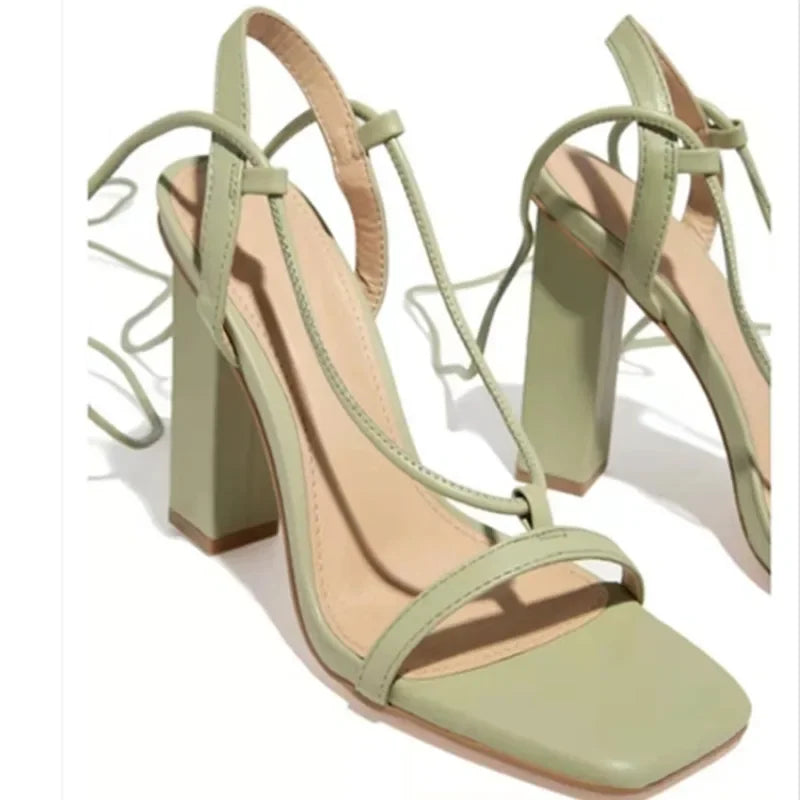Women Summer Cross Bandage  Sandals