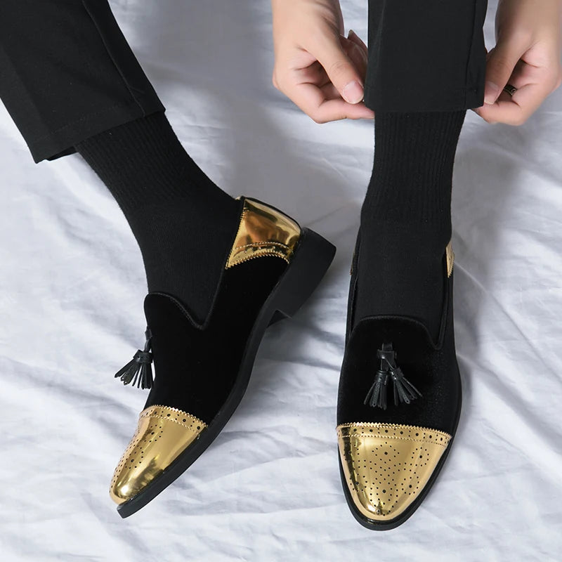 Suede Leather Penny Loafers