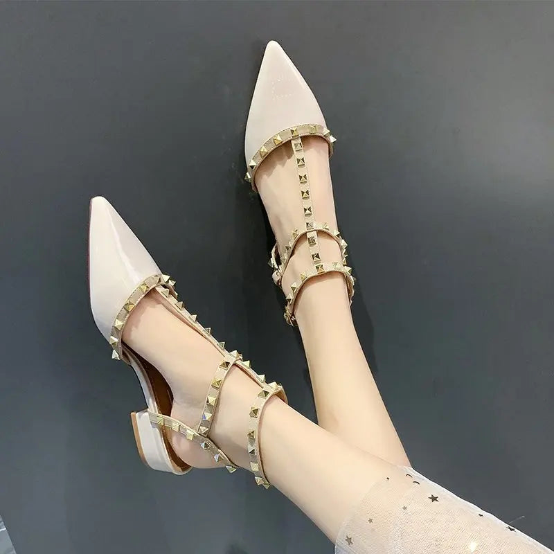New Fashion High Heels Square Heel