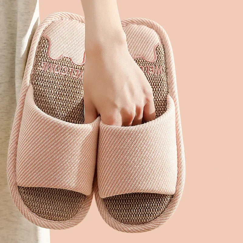 Breathable Indoor Home Slides for Couples