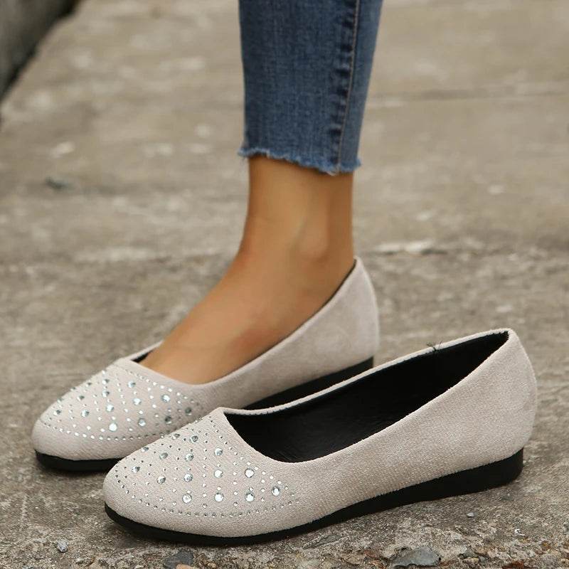 Women Lightweight Non-Slip Ballet Flats