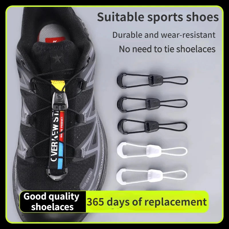 Quick Lace Kit No Tie Round Tennis Shoe Laces