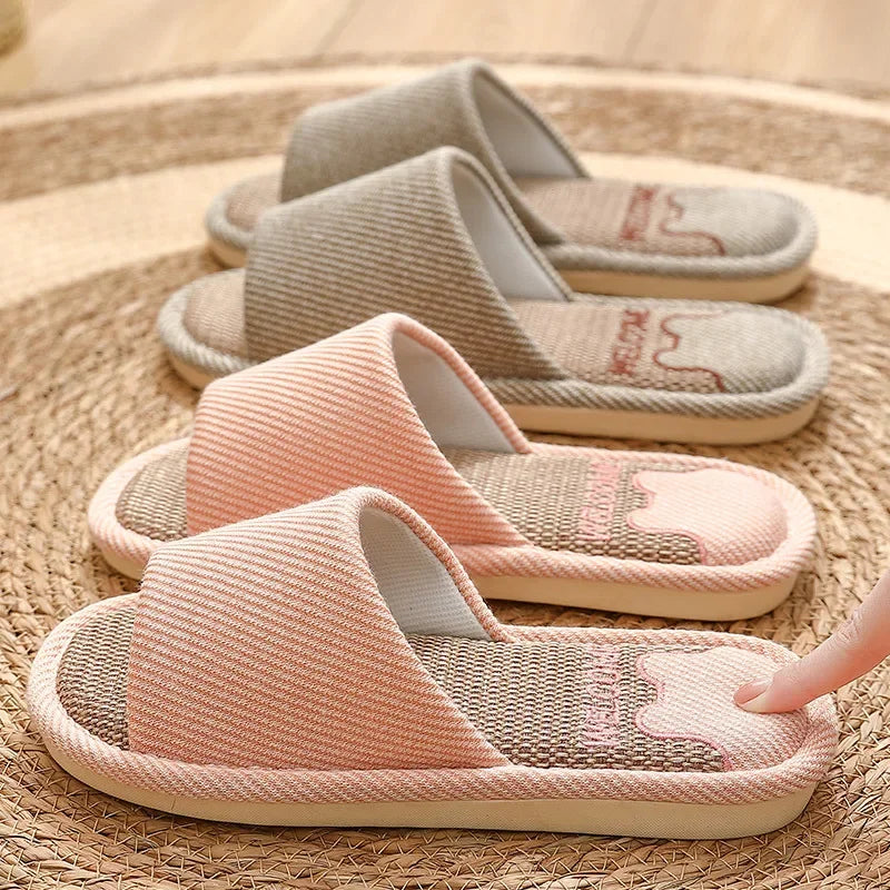 Breathable Indoor Home Slides for Couples