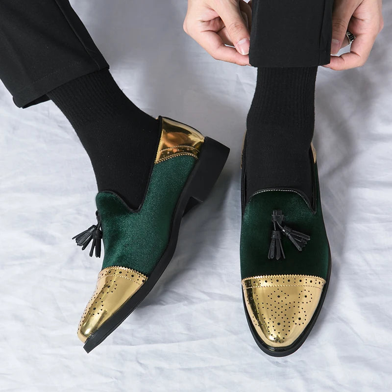 Suede Leather Penny Loafers