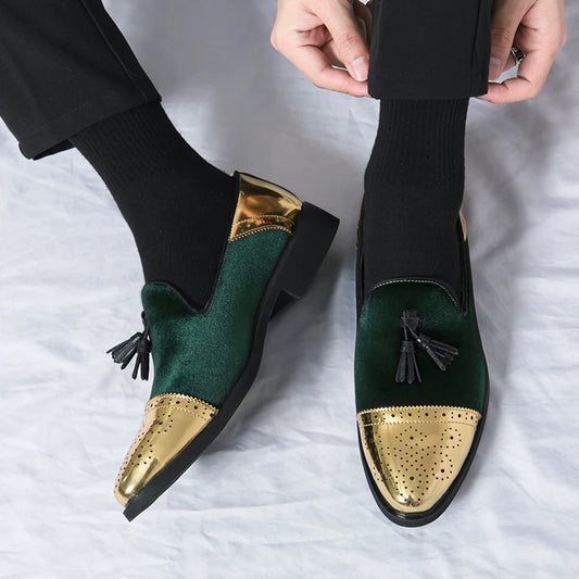 Suede Leather Penny Loafers