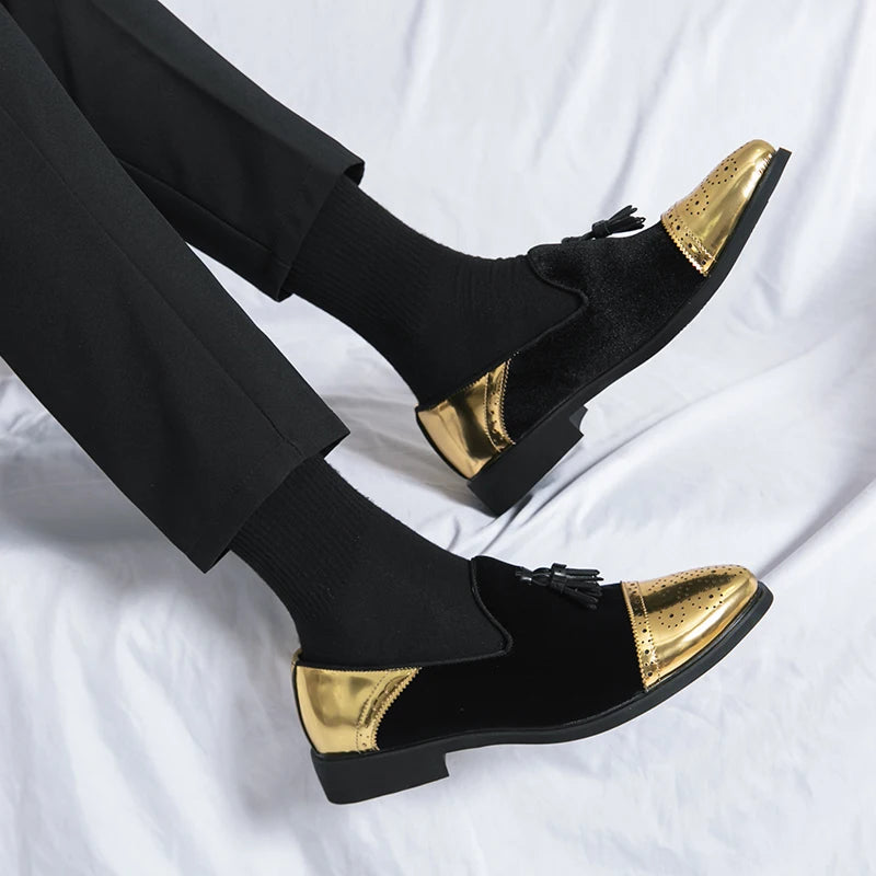 Suede Leather Penny Loafers
