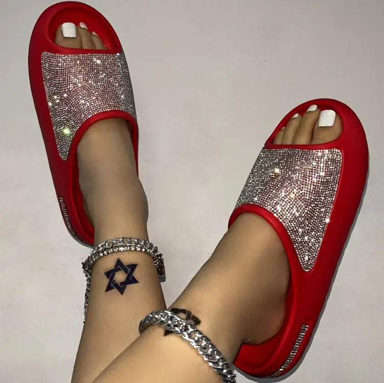 women's thick bottom slippers