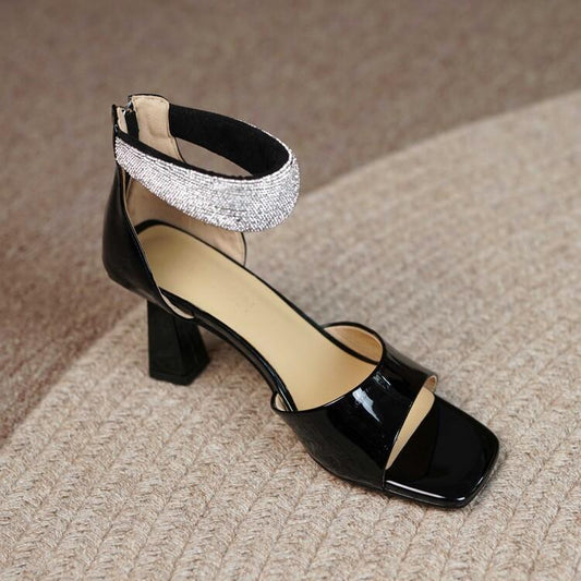 Patent Leather Toe Comfort High heel